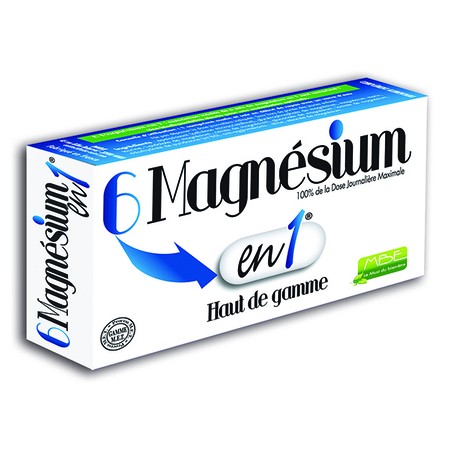 Complément Magnésium + Taurine & Vitamine B6 - Haute Absorption - 60 Gélules - Fabriqué En France